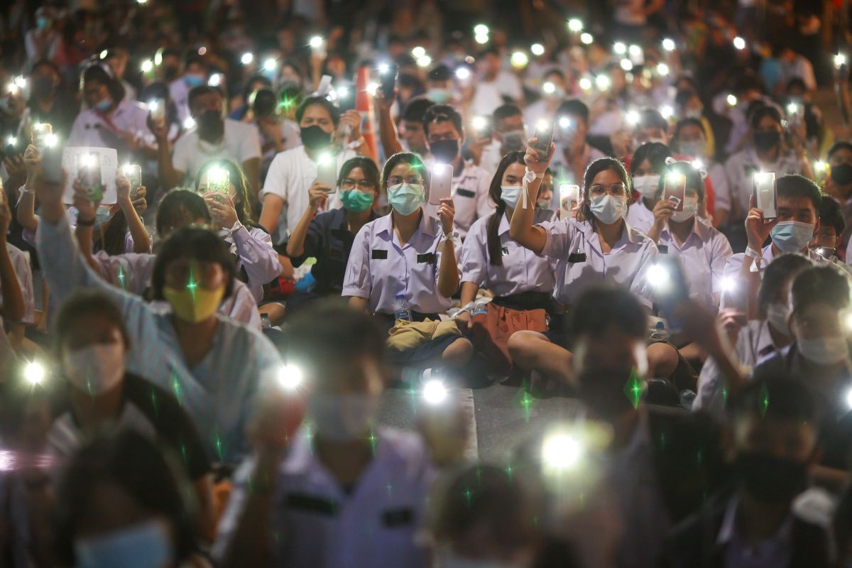 Proteste in Thailand Foto: Shutterstock kan Sangtong